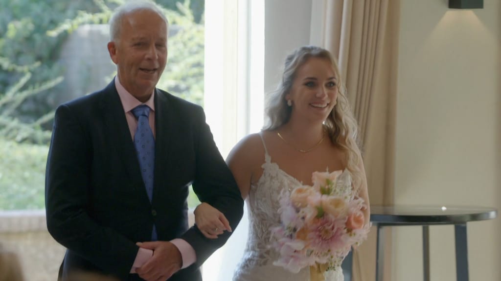 Dít zijn de eerste beelden van MAFS-huwelijk Eva en Bram