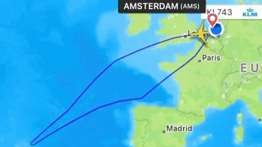 Vliegtuig KLM omgekeerd naar Schiphol vanwege 'vervelende geur'