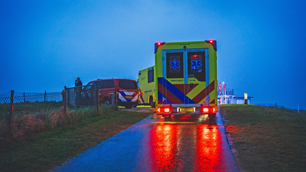 Er waren meerdere hulpverleners bij de 'redding' betrokken.