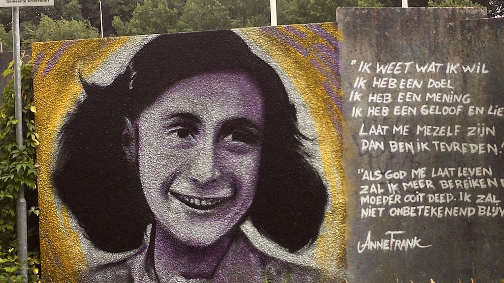 Het originele kunstwerk van Anne Frank.