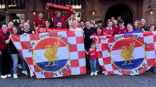 Nederlandse fans maken zich op voor kampioenschap Liverpool van Arne Slot: 'Het wordt één groot feest'
