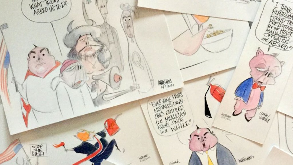 Pulitzerprijs voor 'onverschrokken' cartoonist die ontslag nam na afwijzing illustratie