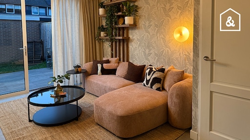 Zo kreeg de mannelijke woonkamer van Bob ook een vrouwelijke touch voor Lindsey