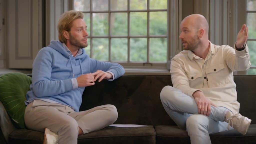 Emoties lopen hoog op bij eindgesprek van MAFS-koppel Dennis en Stefan