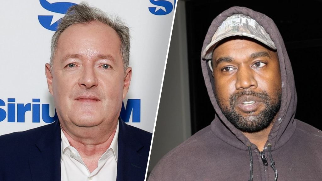 Kanye 'Ye' West loopt weg tijdens interview met Piers Morgan