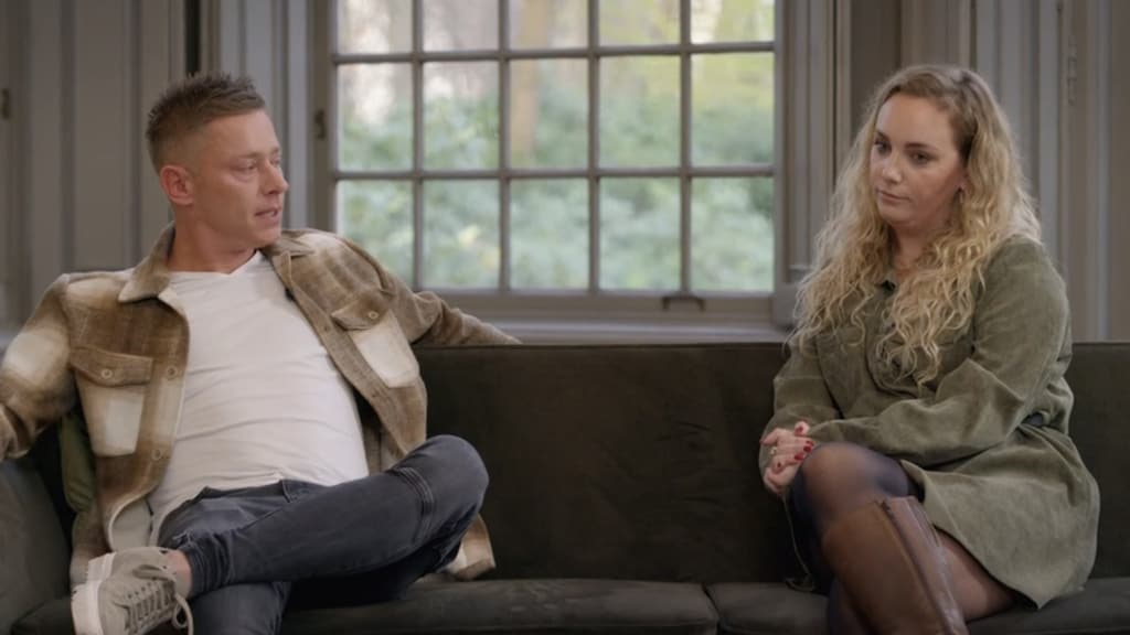 Emotionele confrontatie tussen Eva en Bram in MAFS-eindgesprek