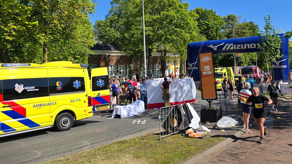 Deelnemer overleden bij stilgelegd hardloopevenement Leeuwarden, reanimatie in Leiden