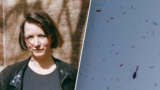 Duizenden gedichten dalen neer op Rotterdam bij herdenking bombardement