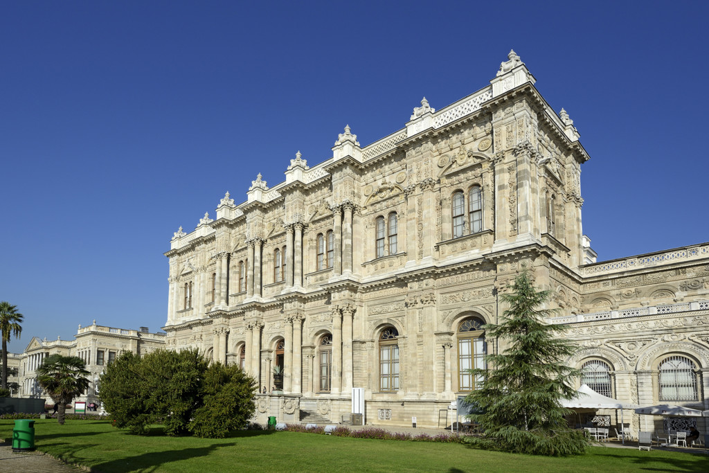 Het Dolmabahcepaleis in Istanbul.