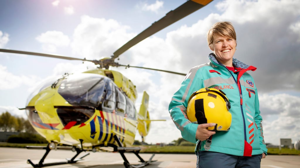 Amanda Tijben is al twaalf jaar traumahelikopterpiloot.