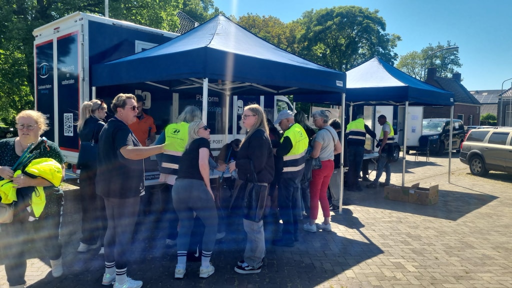 Rond 15.30 uur is de burgerzoektocht van start gegaan.