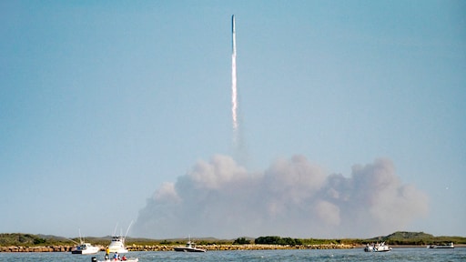 SpaceX verliest controle over ruimteraket, onbemande testvlucht mislukt