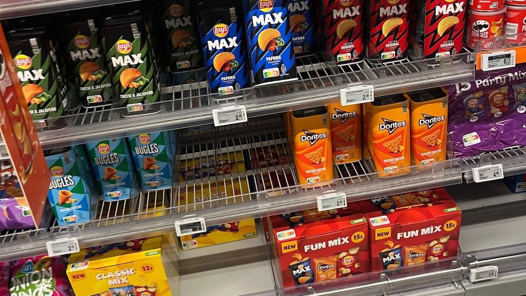 De nieuwe verpakking van Lay's Chips.