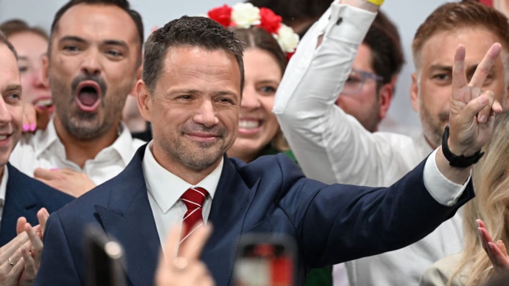 Rafal Trzaskowski, de pro-Europese tegenstander van Nawrocki.