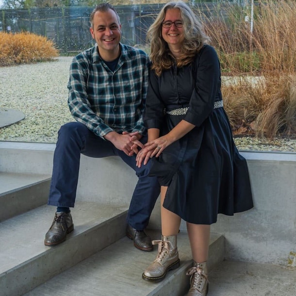 Jan Willem en zijn vriendin Etje.