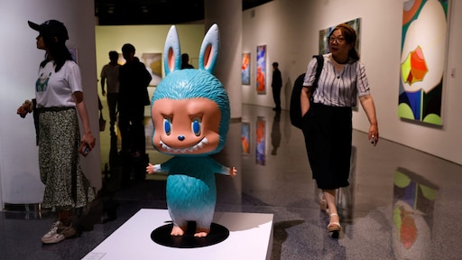 Zeldzame Labubu-pop brengt 150.000 dollar op bij veiling in China