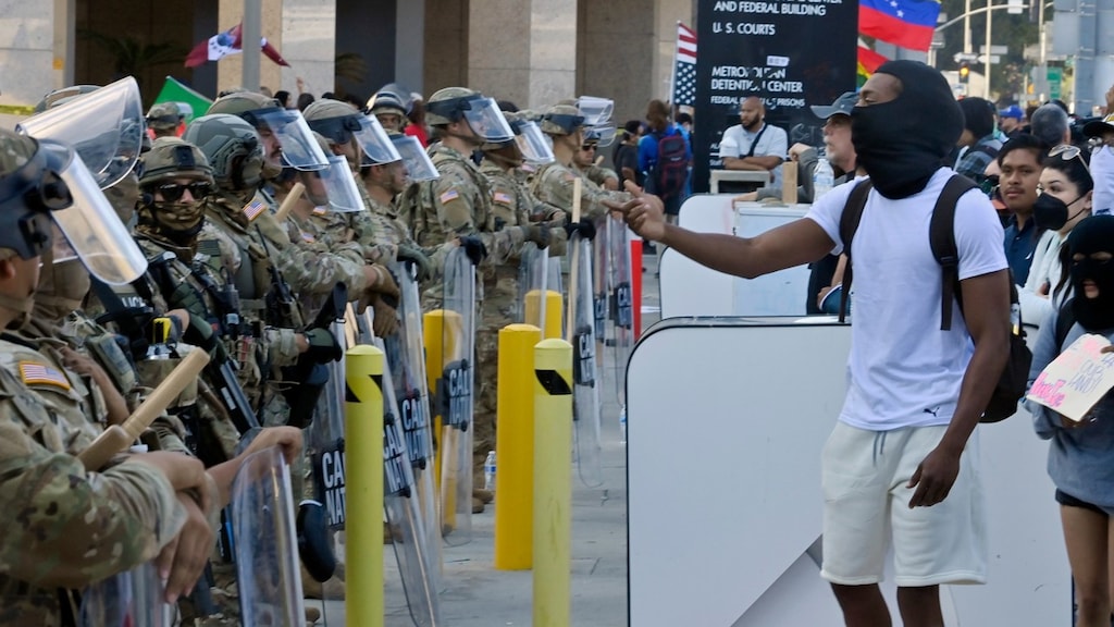 Trump mag Nationale Garde voorlopig inzetten in Los Angeles