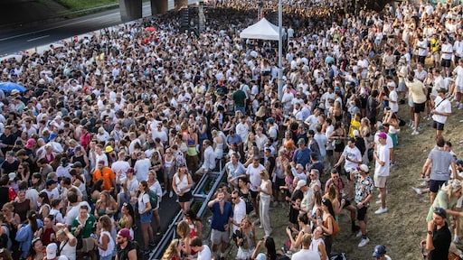 Ruim 200.000 mensen bij 'druk maar beheersbaar' festival op snelweg Amsterdam