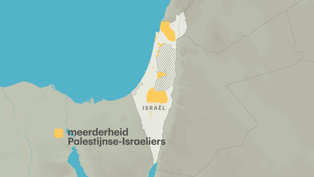 Gebieden in Israël waar voornamelijk Palestijnse Israëliërs wonen.
