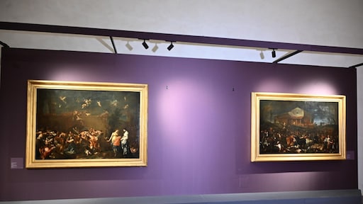 300 jaar oud schilderij beschadigd door struikelende toerist