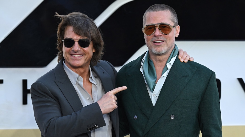 Tom Cruise en Brad Pitt na 24 jaar weer samen op de foto gezet