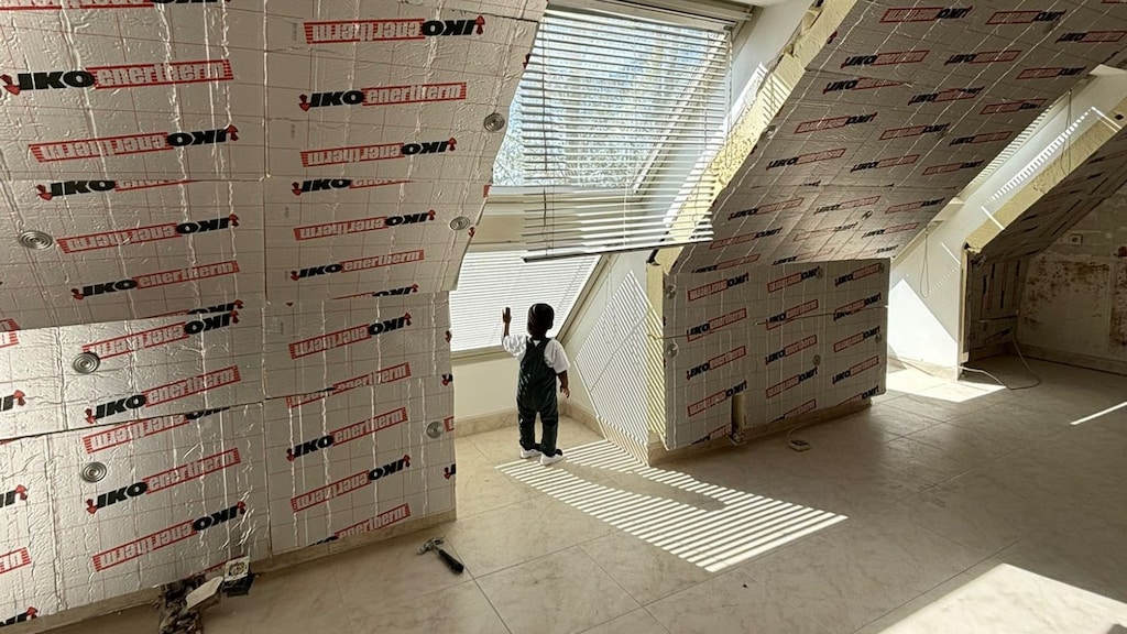 De verbouwing is in volle gang.