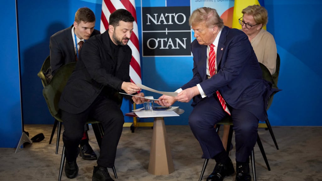 'Rutte deed goed woordje voor Zelensky bij Trump'