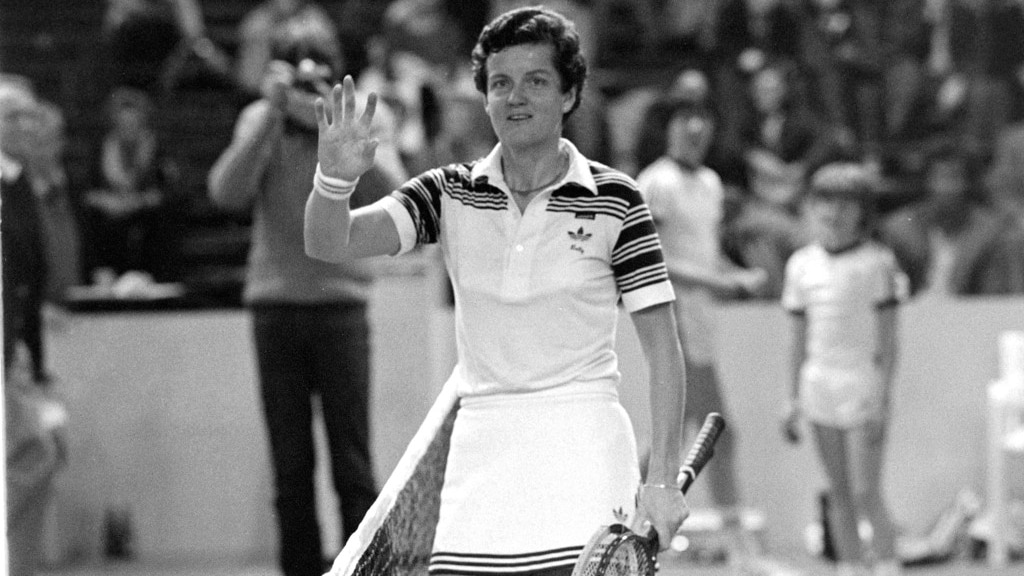 Voormalig toptennisspeelster Betty Stöve
