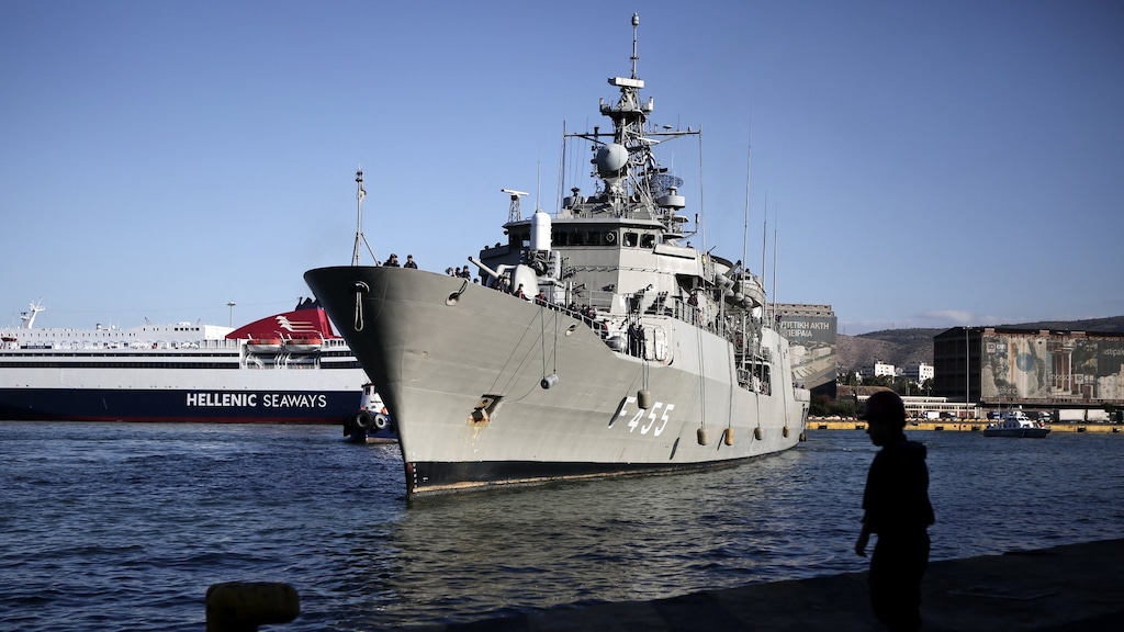 Een Grieks fregat.