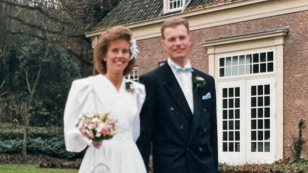 Ellen en Jan-Hendrik leerden elkaar op vakantie kennen en trouwden in 1988.