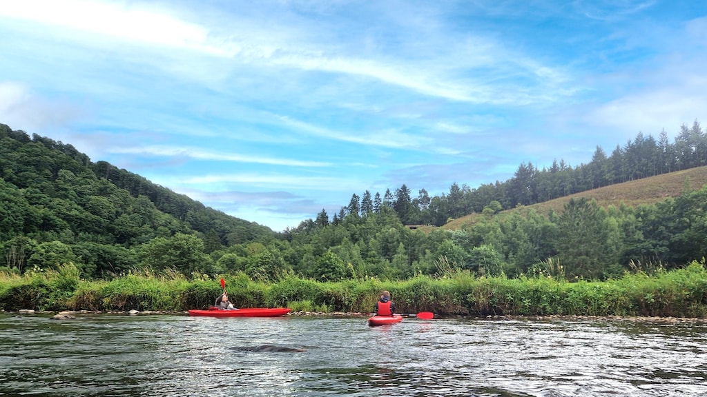 Kajakken op rivier de Amblève.