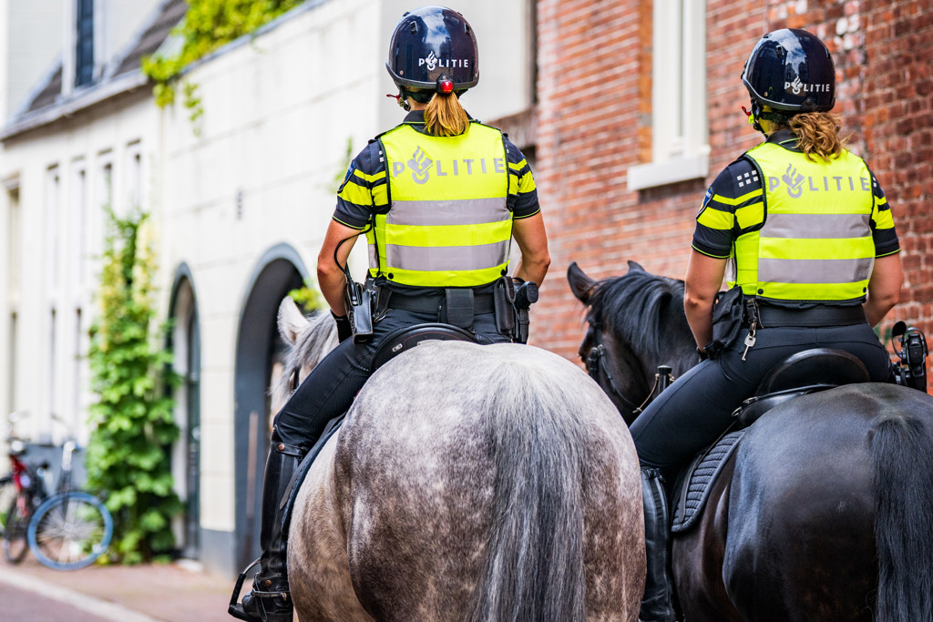 Politie te paard aangereden in centrum Den Bosch, mogelijk opzettelijk
