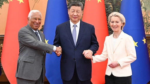 China en EU doen op gespannen top toezegging over klimaat, niet over handel