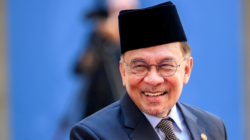 De Maleisische premier Anwar Ibrahim