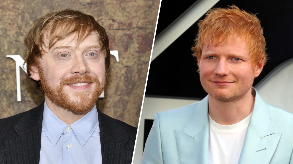 Ed Sheeran strikt Rupert Grint opnieuw als dubbelganger voor videoclip