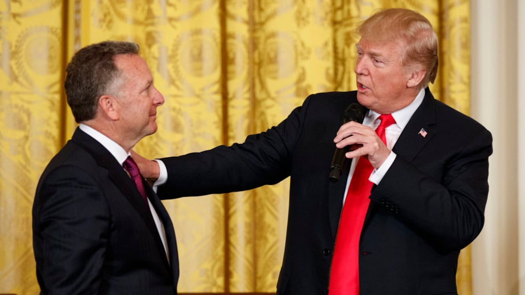 Witkoff en Trump in 2018.