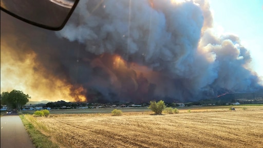 Nederlanders getuige van enorme brand Frankrijk, belangrijke snelweg dicht