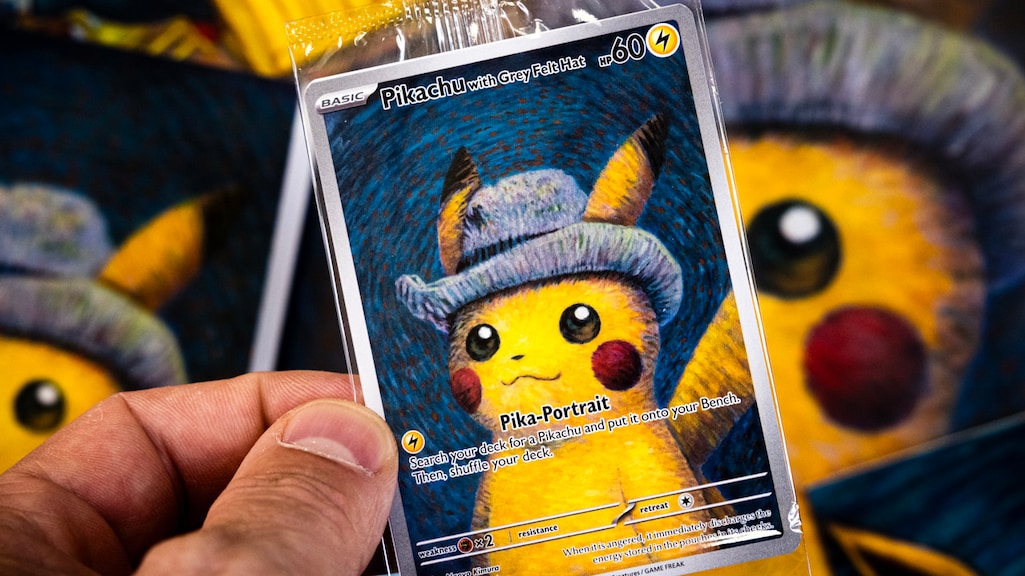 De exclusieve Van Gogh pokemonkaart