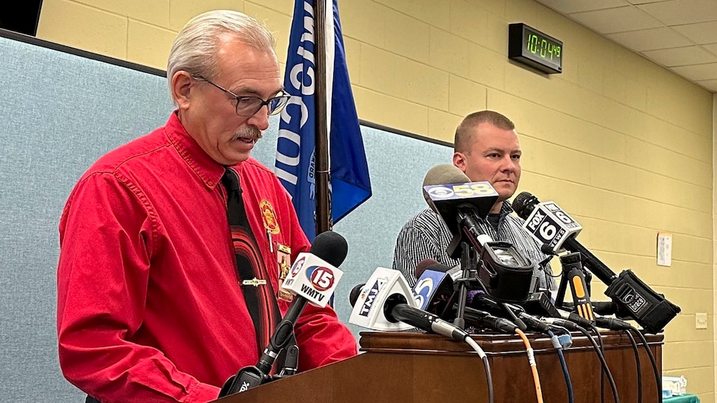 Green Lake County Sheriff Mark Podoll na de arrestatie van Borgwardt.