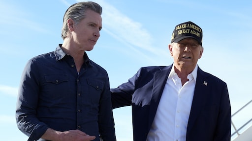 Democraat Newsom in de aanval tegen Trump: 'De enige die vuur met vuur bestrijdt'
