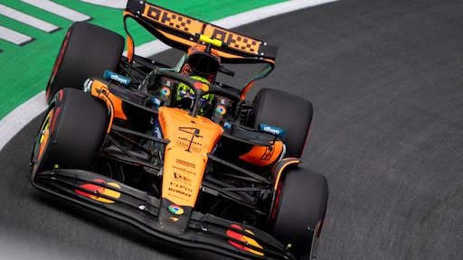 Norris de snelste in training vol incidenten op Zandvoort