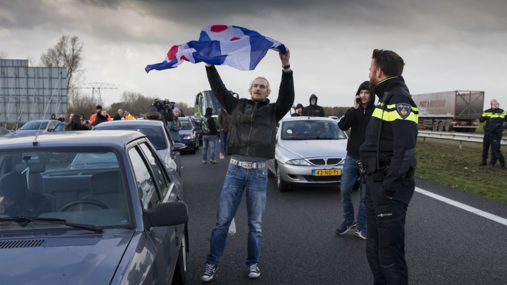 In 2017 werden de activisten in Friesland tegengehouden.