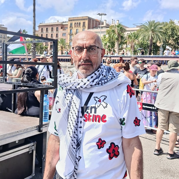 Osman Tastan in Barcelona staat op het punt om te vertrekken.