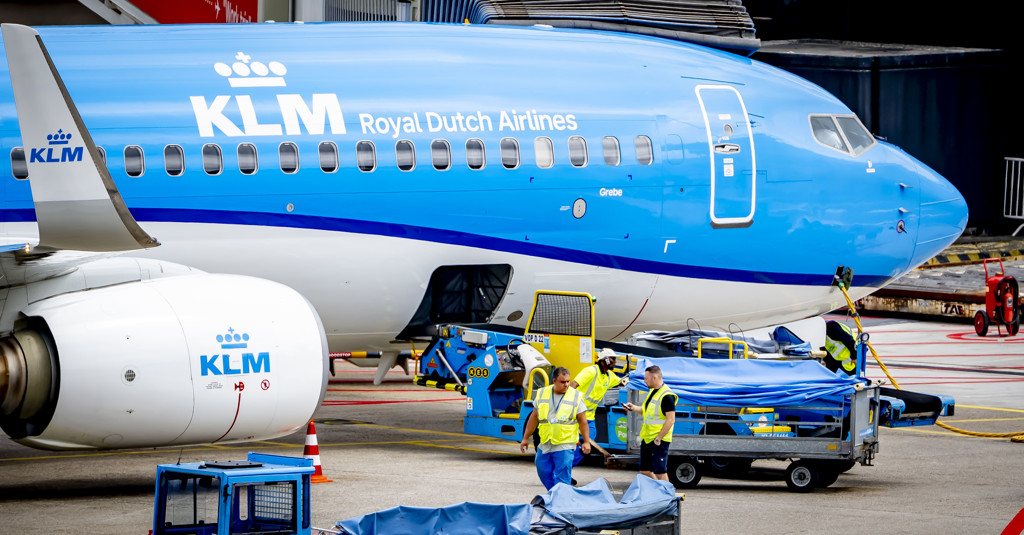 Grondpersoneel KLM legt woensdag werk neer, week later nog eens