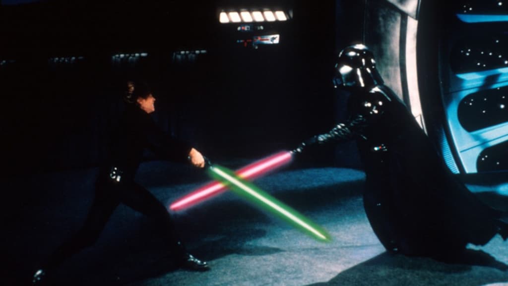 Darth Vader in Return of the Jedi.