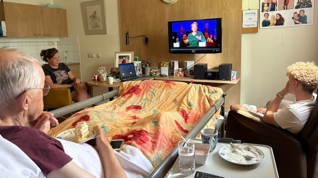 Het hele gezin was bij elkaar om de eerste aflevering van De Slimste Mens met Willem te kijken.
