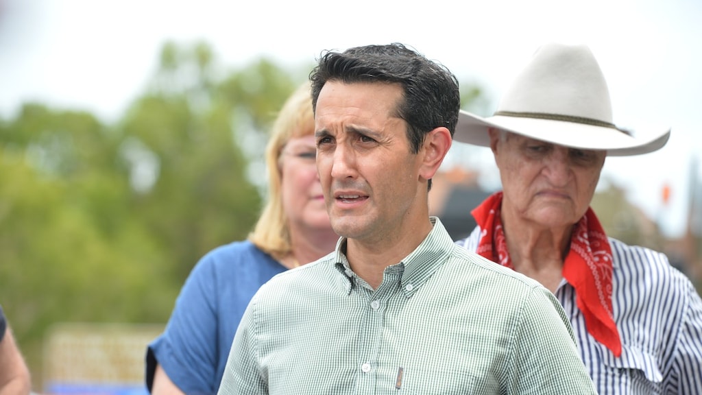 Premier van Queensland David Crisafulli.