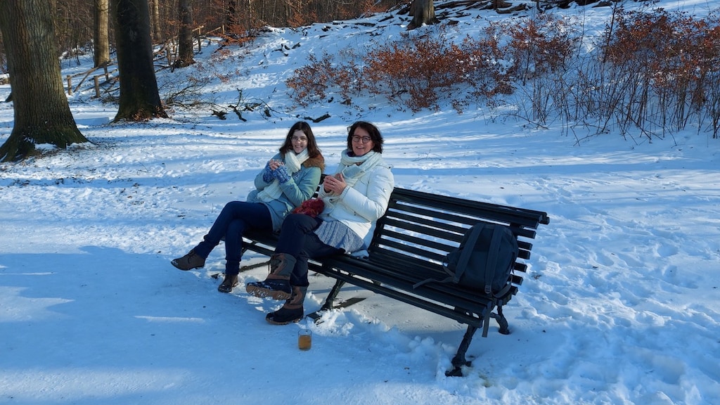 De laatste foto van Carina en Nomie samen, twee maanden voor haar overlijden.
