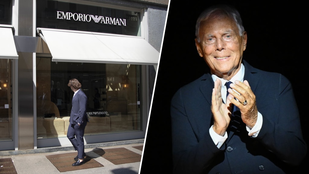 Wie koopt mode-imperium Armani? Testament zet overnamestrijd in gang