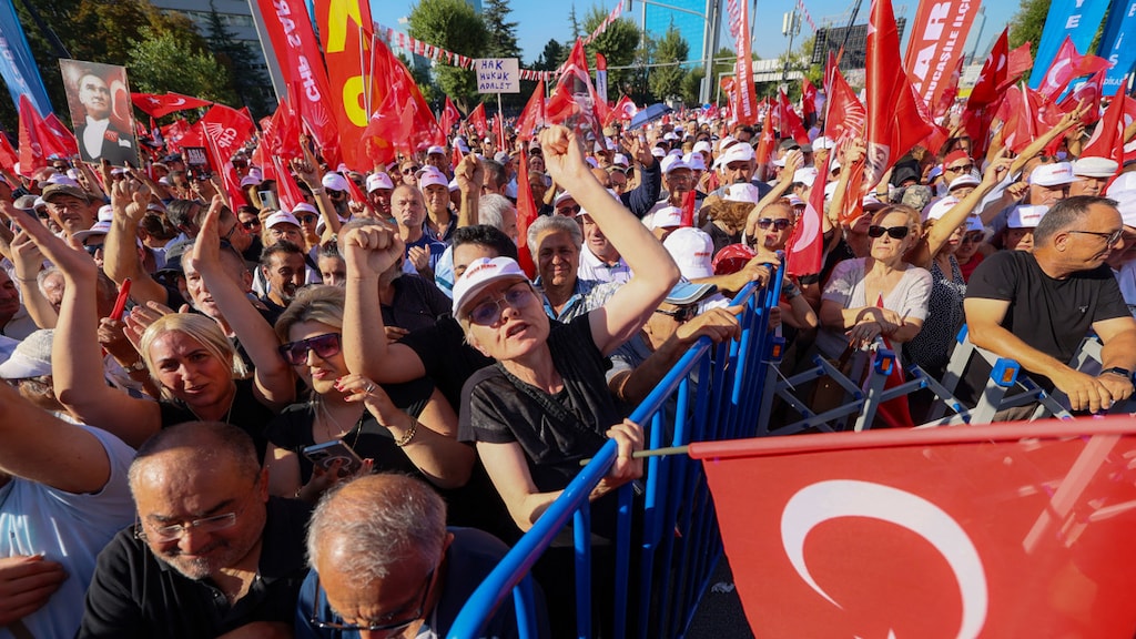 Grote protestactie tegen Turkse regering, demonstranten willen dat Erdogan aftreedt